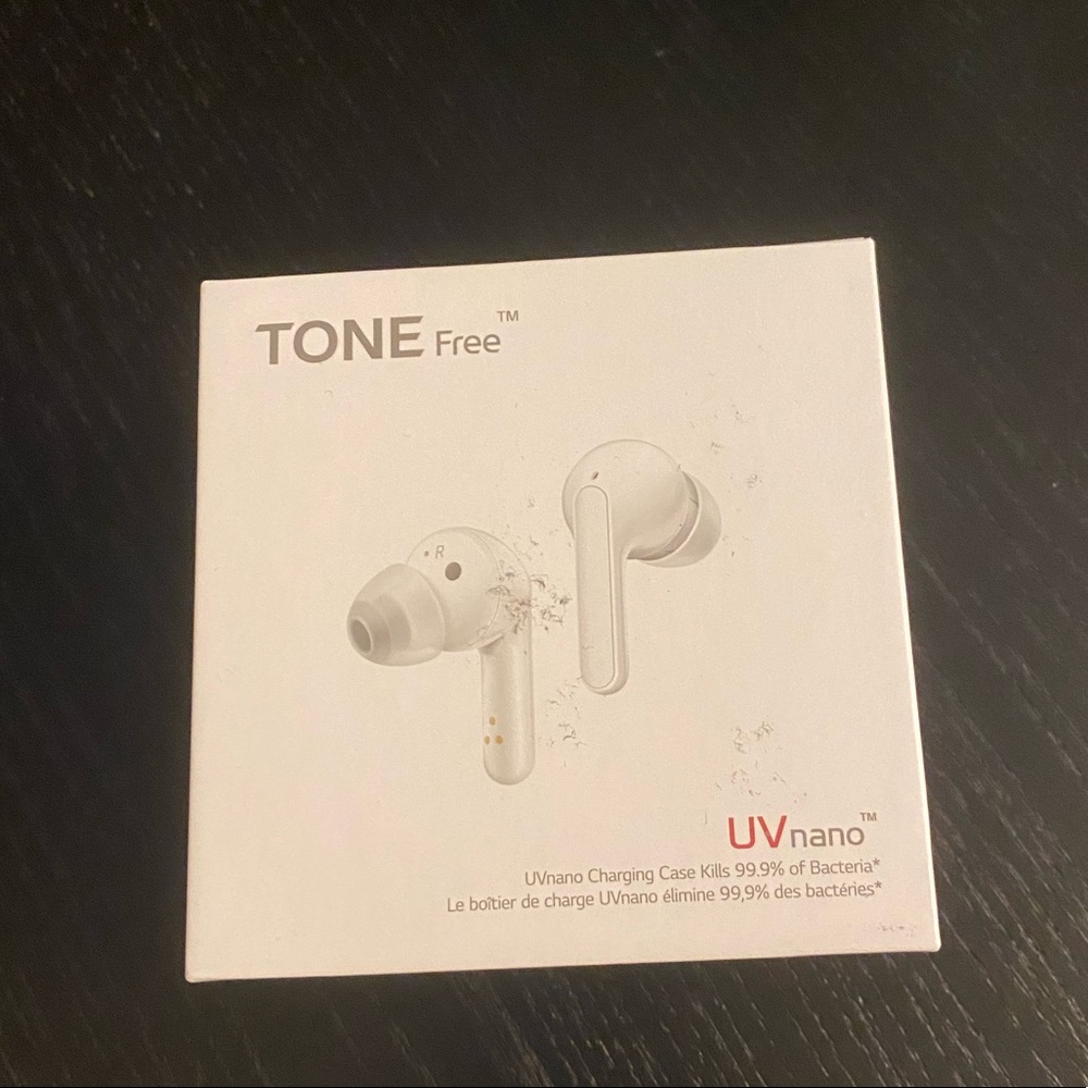 LG UV Nano Wireless Headphone Earbuds